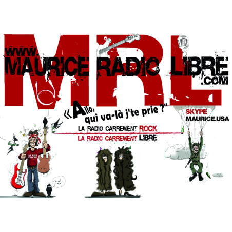 Dessin d'Atomik - Maurice Radio Libre